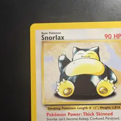 Pokemon TCG Vintage Non Holo Rare Snorlax Jungle 27/64 WotC 1999 - Image 2