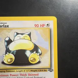 Pokemon TCG Vintage Non Holo Rare Snorlax Jungle 27/64 WotC 1999 - Image 3
