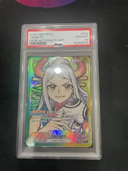 One Piece Wings Of The Captain ENGLISH Yamato Alt Art Leader *GEM MINT PSA 10* - Image 1