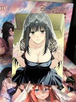 Non-Holo Beautiful Waifu Card Goddess Story CCG Anime Waifu Double Sided - Image 1