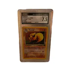 Flareon Jungle Holo Rare CGC 7.5 Pokemon TCG Card 1999 3/64 Unlimited - Image 1
