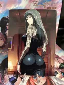 Non-Holo Beautiful Waifu Card Goddess Story CCG Anime Waifu Double Sided - Image 1
