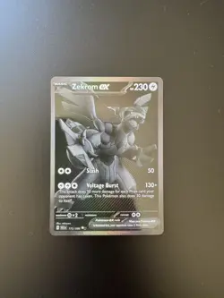 Pokemon TCG Zekrom Black Bolt Card 172/086 Scarlet & Violet BWR - Image 1