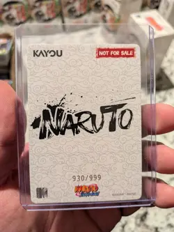 Naruto Kayou Serialized Promo Card Naruto Uzumaki 930/999 - Image 3