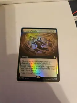 Avatar's Wrath Extended FOIL MTG Avatar: TLA Nm/M - Image 1