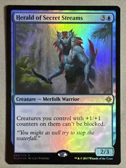 MTG / Herald of Secret Streams / XLN / #59 / FOIL / Rare / NM - Image 1