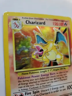 Charizard Base Set Holo Pokemon Card WOTC Played - Image 2