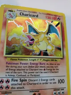 Charizard Base Set Holo Pokemon Card WOTC Played - Image 3