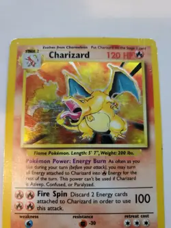 Charizard Base Set Holo Pokemon Card WOTC Played - Image 4