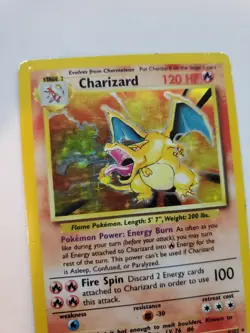 Charizard Base Set Holo Pokemon Card WOTC Played - Image 5