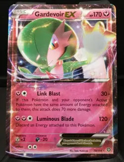 Gardevoir EX 78/114 NM Ultra Rare Holo XY Steam Siege Near Mint Pokemon TCG Card - Image 1