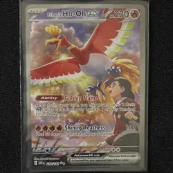 Pokemon Ethan's Ho-Oh EX Special Illustration Rare Full Art Holo Sv10 230/182 - Image 1