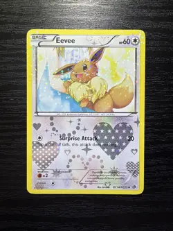Pokemon TCG Eevee RC14/RC25 Legendary Treasures: Radiant Collection Uncommon NM - Image 1