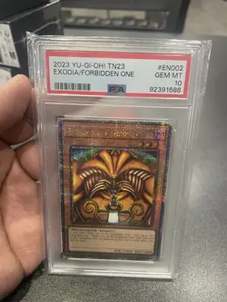 Yu-Gi-Oh! TCG–PSA 10, 2023 Exodia the Forbidden One, QCR, TN23-EN002 - Image 1