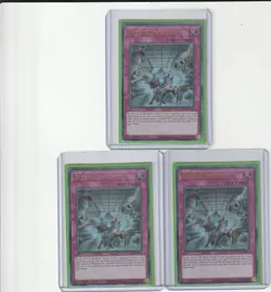 Yugioh GFTP-EN126 Evenly Matched – Ultra Rare 1st Edition x3 playset - Image 1