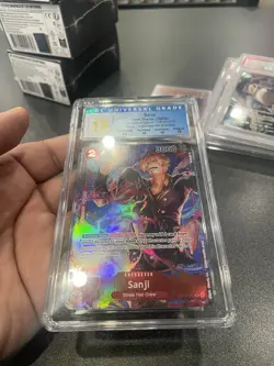 2022 One Piece CCG Sanji R Alternate Art Parallel OP01-013 Pristine CGC 10!! - Image 2