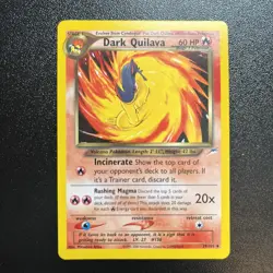 Pokemon Card - Dark Quilava Neo Destiny 39/105 Uncommon - Image 1