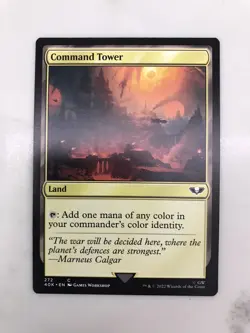 Command Tower 272 Imperium MTG Magic the Gathering Card NM Mint Warhammer 40K - Image 1