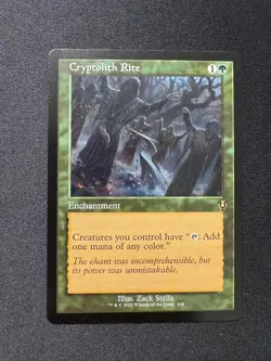 CRYPTOLITH RITE (RETRO FRAME) - Magic: The Gathering - NM/M - Image 1