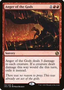 1x Anger of the Gods NM Eng MTG - Iconic Masters - Image 1