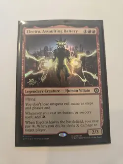 [1x] Electro, Assaulting Battery - Foil - Prerelease Promo Near Mint, English UB - Image 1