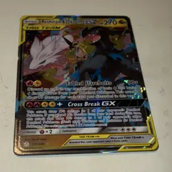 Pokemon TCG Reshiram & Zekrom GX Cosmic Eclipse TAG TEAM Ultra Rare Holo 157/236 - Image 1