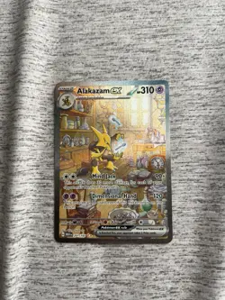 Pokemon TCG Scarlet & Violet 151 Alakazam ex SIR 201/165 ENG NEAR MINT NM - Image 1