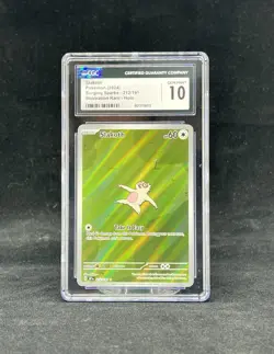 Pokemon TCG Surging Sparks Slakoth 212/191 Illustration Rare CGC Gem Mint 10 - Image 1