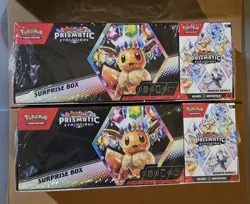 2x Sam’s Club Pokemon Prismatic Evolutions Surprise Box & Booster Bundle - Image 1