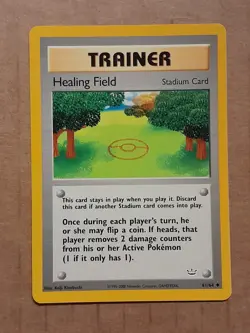 Pokemon Healing Field 61/64 Neo Revelation Near Mint See Pictures - Image 1