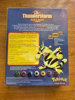 WOTC Pokemon TCG: Thunderstorm Gift Box Open Box Sealed Theme Deck * NO PACKS * 742818062237 - Image 2