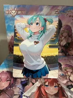 Non-Holo Beautiful Waifu Card Goddess Story CCG Anime Waifu Double Sided - Image 1