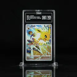 TAG 10 Pokemon TCG Jolteon 2024 Chinese Card Display Gift Box 005/008 GEM MINT - Image 1