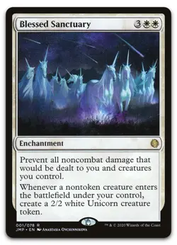 Blessed Sanctuary #1 (NM) Jumpstart JMP Magic MTG - Image 1