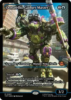MTG TMNT - Donatello, Gadget Master *FOIL* (Showcase) NM - Image 1