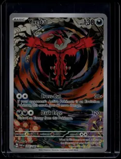 Pokemon TCG Yveltal 205/182 Paradox Rift Illustration Rare NM - Image 1