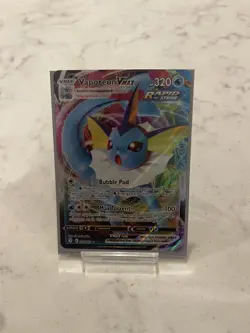 Vaporeon VMAX 030/203 Holo Rare VMAX Evolving Skies 2021 Pokemon NM 030/203 - Image 1