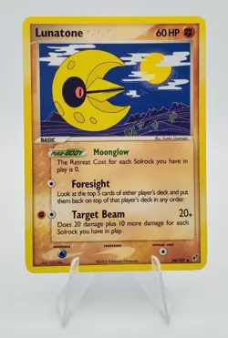 Lunatone 36/107 Deoxys 2005 Pokemon Card - Image 1