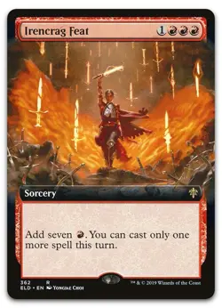 Irencrag Feat (Extended Art) #362 (NM) Throne of Eldraine ELD Magic MTG - Image 1
