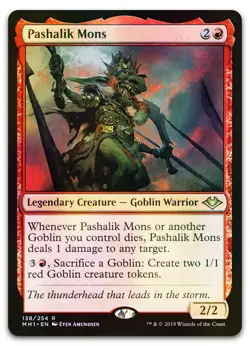 Pashalik Mons #138 (Foil) (NM) Modern Horizons MH1 Magic MTG - Image 1