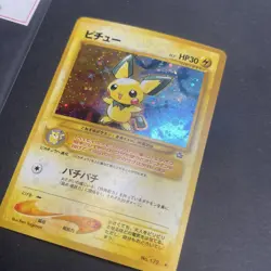 Pichu/No. 172 Pokemon Card / Neo Genesis Japanese TCG Vintage Holo - Image 4