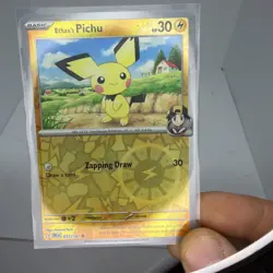 Ethan's Pichu 071/182 Sv10: Destined Rivals Reverse Holo Pokemon TCG NM - Image 1