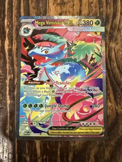 Mega Venusaur EX SIR 177/132 Mega Evolution English Pokemon TCG Mint/NM 9.010.0 - Image 1
