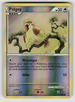 Pidgey 67/95 Common Call of Legends Pokemon Reverse Holo LP - Image 1