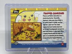 Pokemon 1998 Topps Pikachu's Vacation #51 Trapped Charizard Holo Foil LP - Image 2