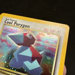 Cool Porygon 15/53 Wotc Black Star Promo Holo Pokemon - Image 3