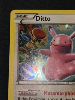 Pokemon TCG - 2015 XY Black Star Promo Ditto #XY40 Rare Holo LP- - Image 3