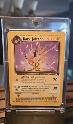 Dark Jolteon 38/82 Team Rocket Pokemon TCG LP Unlimited - Image 1