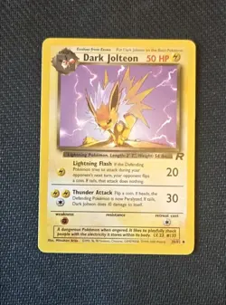 Dark Jolteon 38/82 Team Rocket Pokemon TCG LP Unlimited - Image 2