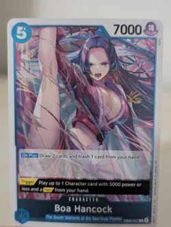 Boa Hancock - One Piece OP14-EB04 The Azure Sea’s Seven - EB04-027 Rare ENGLISH - Image 1